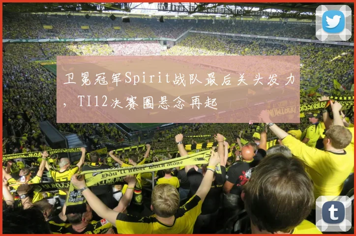 卫冕冠军Spirit战队最后关头发力，TI12决赛圈悬念再起